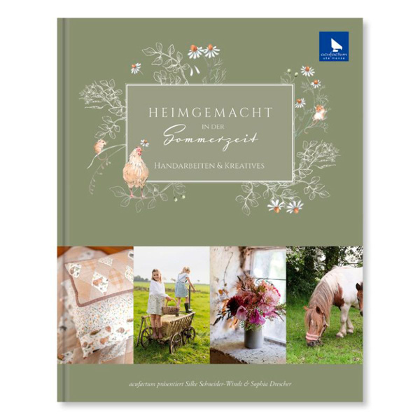 Книга "Heimgemacht in der Sommerzeit" /Домашнее летом/, размер 21,5*27см, Acufactum, K-4053