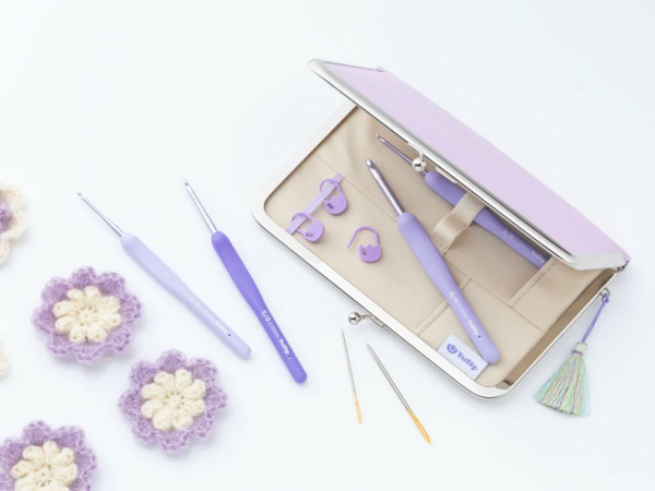 Набор крючков для вязания с ручкой "ETIMO Murasaki", Tulip, TEM-001e