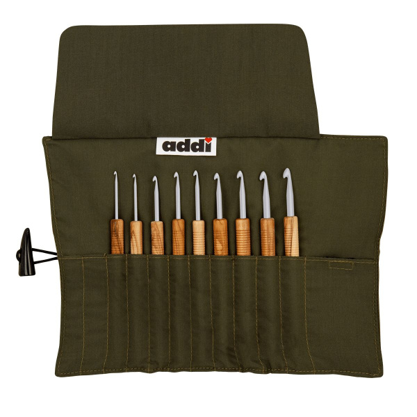 Набор крючков из оливкового дерева addiWrap, 2- 6 мм. Арт 632-2/000