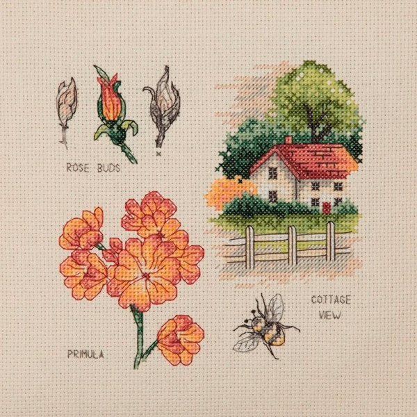 Набор для вышивания Anchor "Garden View" 16*16см, MEZ Венгрия, PCE979 (Набор для вышивания Anchor "Garden View" 16*16см, MEZ Венгрия, PCE979)