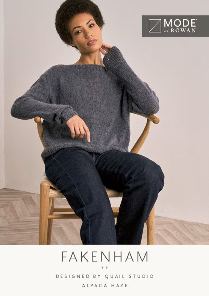 Инструкция Mode at Rowan по вязанию свитера «Fakenham» из пряжи Alpaca Haze, MIP11