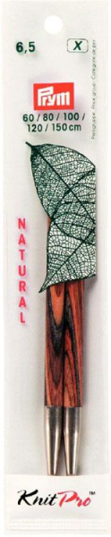 Спицы съемные "NATURAL" для длины лески Prym, 223 (6.5мм/60-150см)