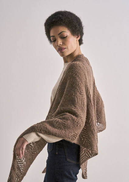 Инструкция Mode at Rowan по вязанию комплекта из шали и шапки «Pier and Metton Set», MIP9