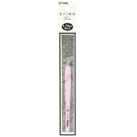 Крючок для вязания с ручкой "ETIMO Rose" 1.75 мм, Tulip, TEL-00e