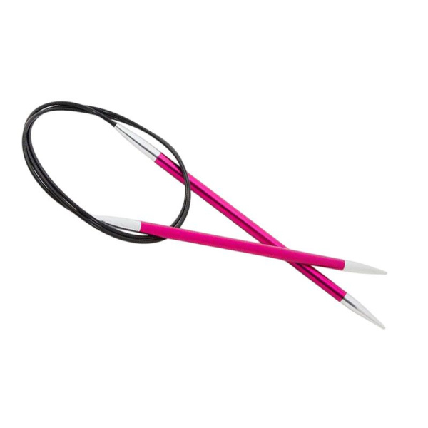 Спицы круговые укороченные "Zing" 5мм/40см, KnitPro, 47071