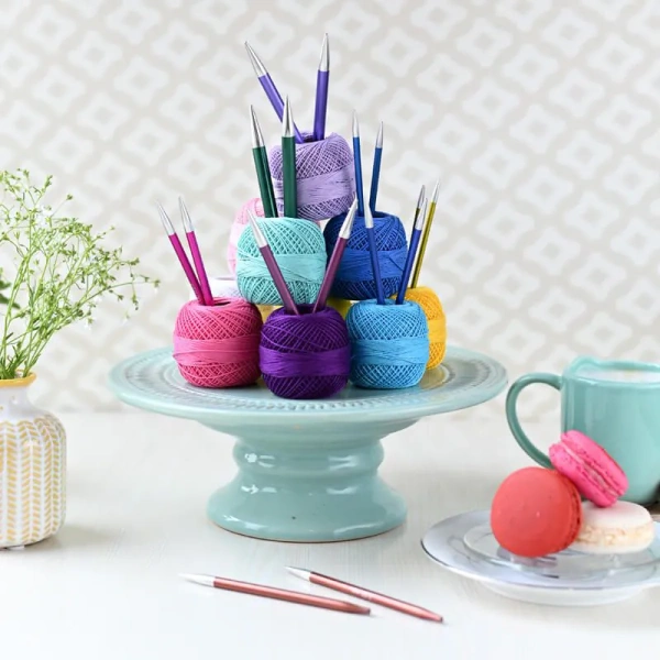Knit Pro Спицы съемные Zing алюминий, сапфир (т.синий) 2шт