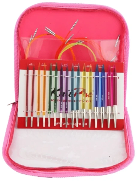 товар Набор "Deluxe Set " съемных спиц "Trendz", длина 8 размеров, KnitPro, 506 Индия 