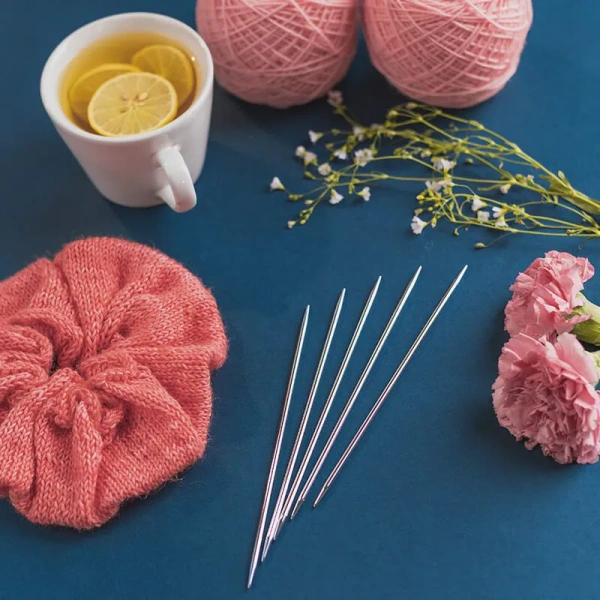 Спицы чулочные "Nova" латунь с гальваническим покрытием, серебристый, KnitPro, 101 Спицы чулочные "Nova" латунь с гальваническим покрытием, серебристый, KnitPro, 101