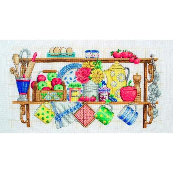 товар Набор для вышивания Anchor "The Kitchen Shelf" 20*38см, MEZ, PCE757 