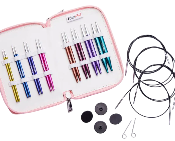 Набор "Deluxe" спиц съемных укороченных "Zing", длина KnitPro, 474