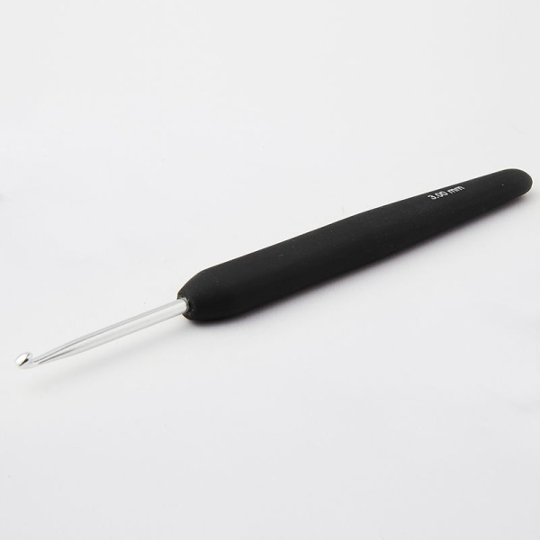 Крючок для вязания с ручкой "Steel" 0.5 мм, KnitPro, 30861