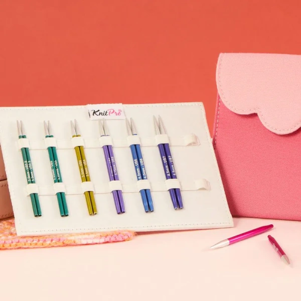 Набор "Midi" спиц съемных укороченных "Zing", длина 7 размеров, KnitPro, 474