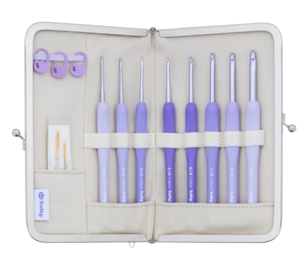 Набор крючков для вязания с ручкой "ETIMO Murasaki", Tulip, TEM-001e