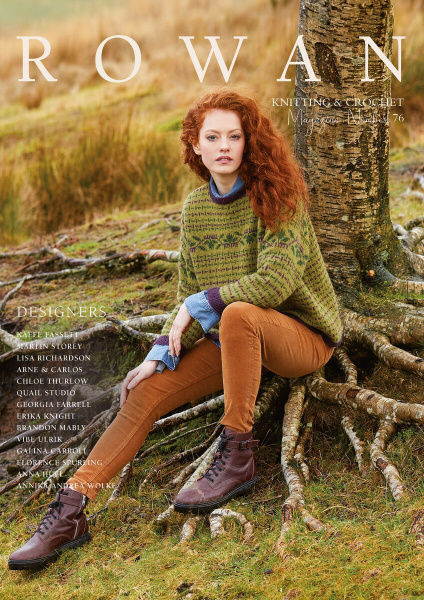 Журнал Rowan "Knitting & Crochet Magazine 76" /Вязание спицами и крючком 76/, 35 моделей, ZM76
