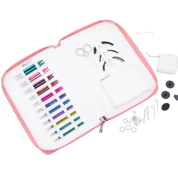 Набор "Regal» спиц съемных укороченных "Zing", длина 11 размеров, KnitPro, 474 (10см)