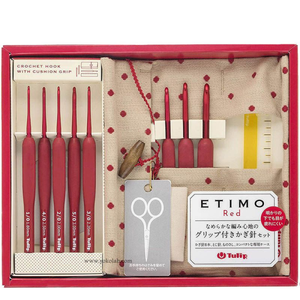 Набор крючков для вязания "ETIMO Red", Tulip, TED-001e