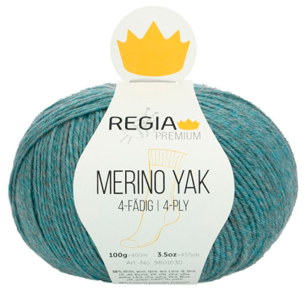 Merino Yak /Мерино Як/ пряжа Regia Premium, 4 нитки, MEZ, 9801630