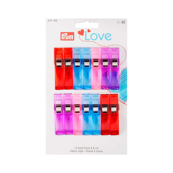 Серия "Prym Love" - Прищепки для работы с тканями, длина 5,5см, Prym, 610183 (Серия "Prym Love" - Прищепки для работы с тканями, длина 5,5см, Prym, 610183)