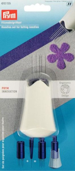 Набор держателей игл для валяния "Ergonomics", Prym, 610155 (Набор держателей игл для валяния "Ergonomics", Prym, 610155)