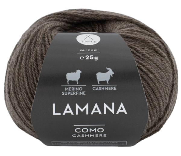 /Комо Кашемир/ пряжа Lamana (70% шерсть мериноса сверхтонкая, 30% кашемир),10*25г/120м (28 M, schief
