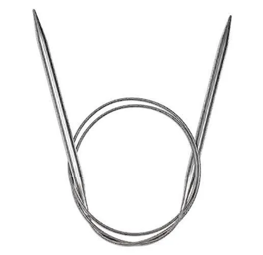 Спицы круговые Lana Grossa (сталь, нержавеющая), 80 см (7.0*)